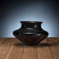 Ohkay Owingeh Blackware Pottery Olla