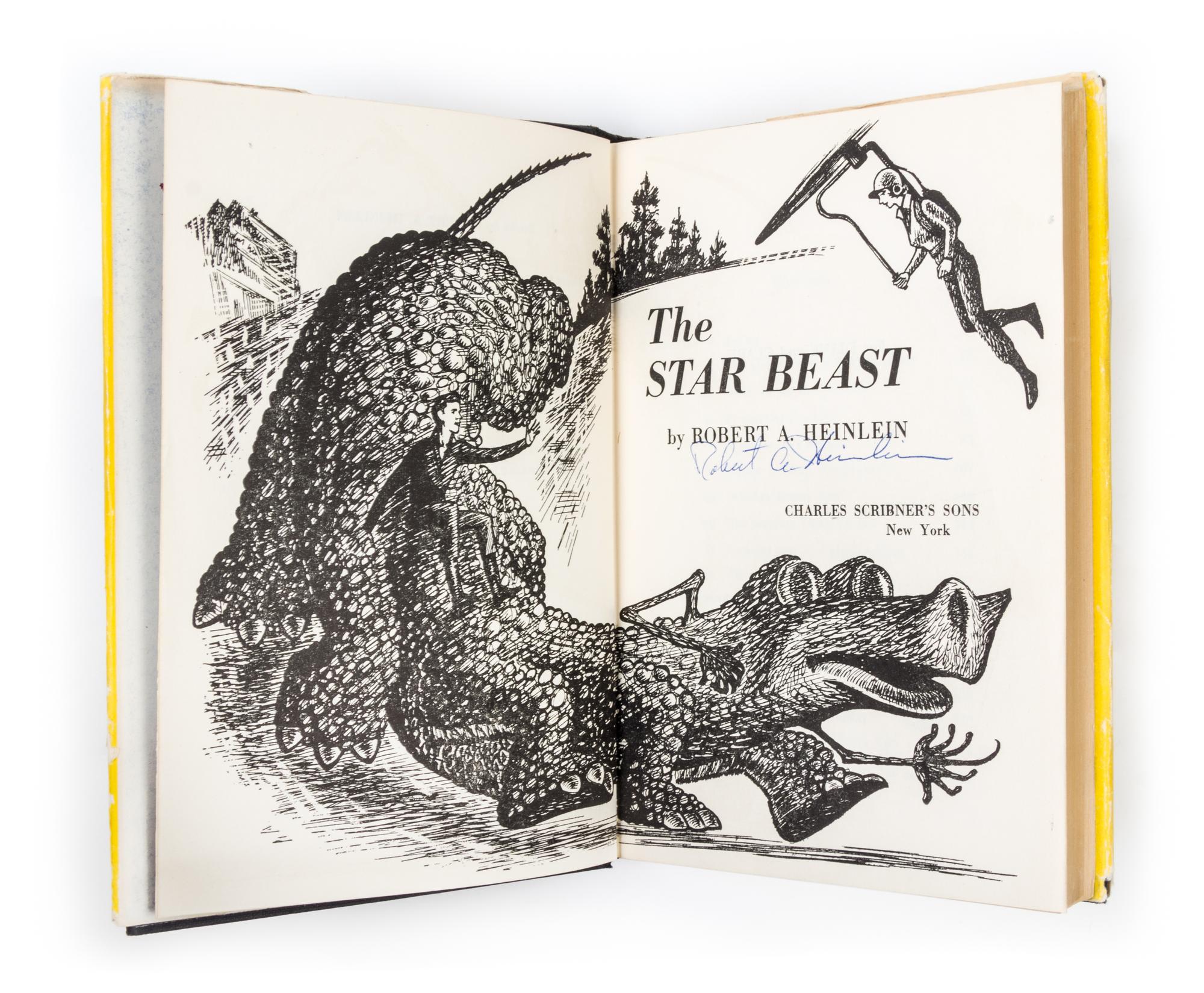 HEINLEIN, ROBERT A. The Star Beast. New York, 1954. First edition, signed.