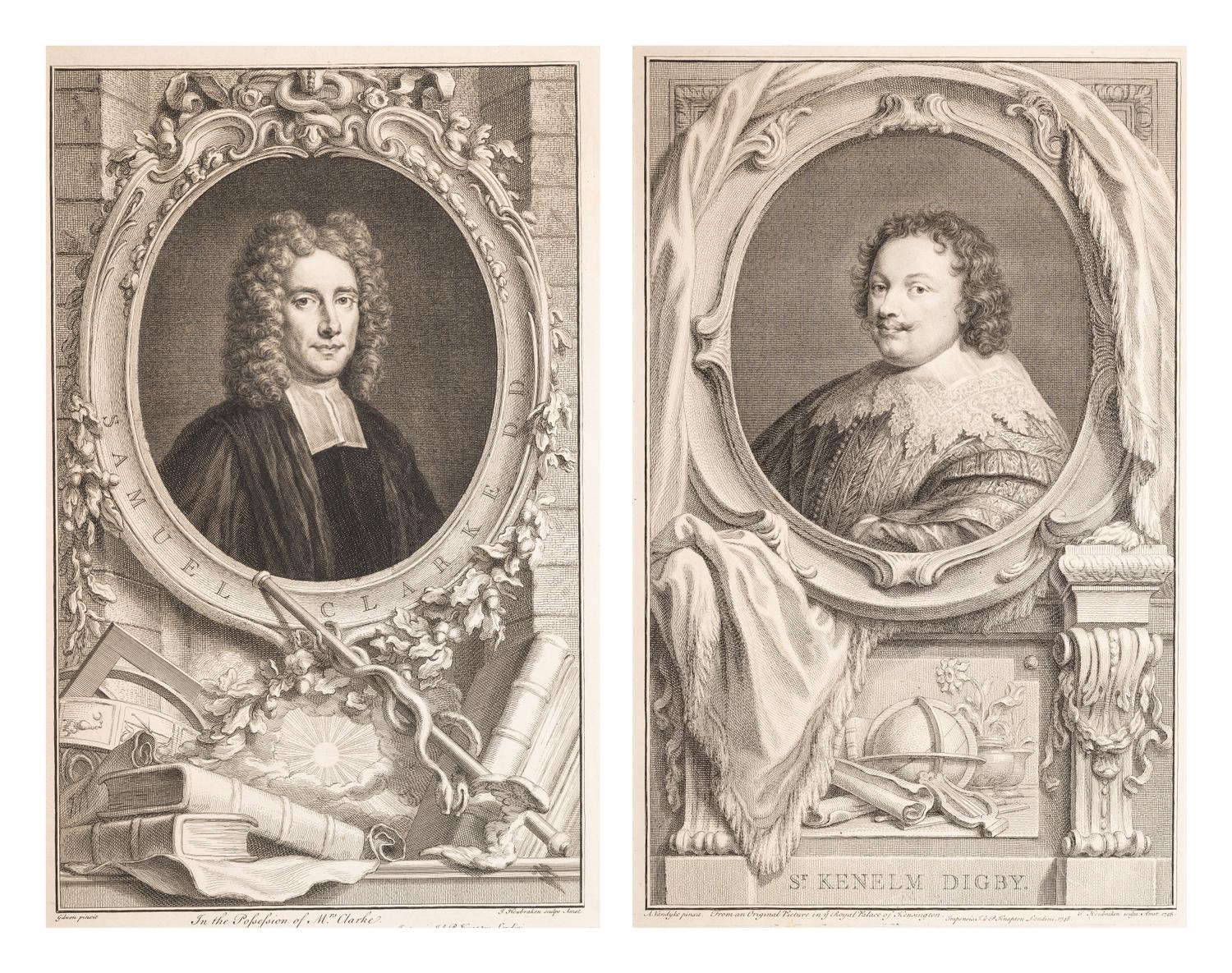 A Pair of Engravings After Jacobus Houbraken (Dutch, 1698-1780)