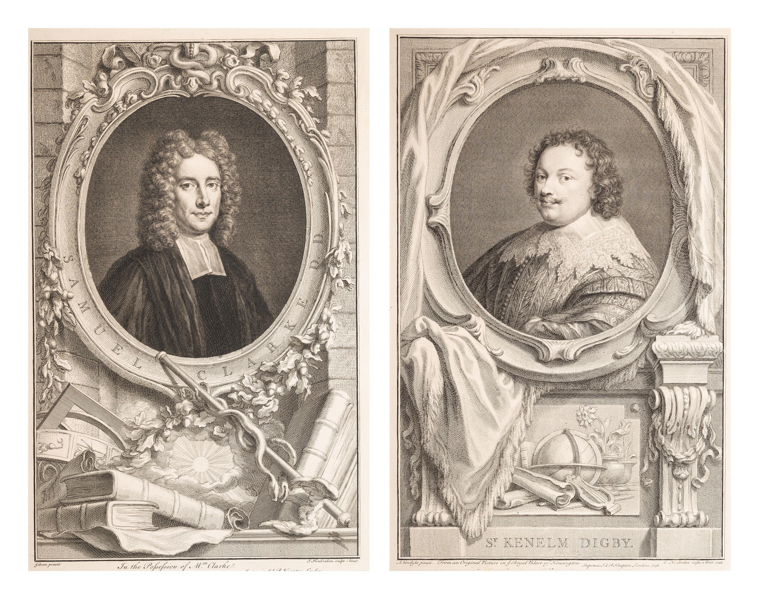 A Pair of Engravings After Jacobus Houbraken (Dutch, 1698-1780)