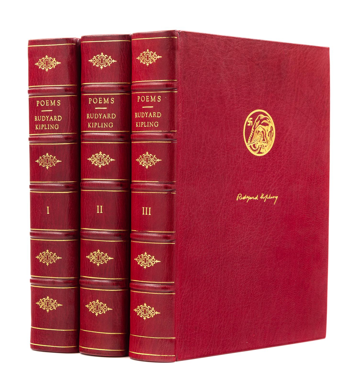 KIPLING, Rudyard (1865-1936). Poems 1886-1929. Garden City: Doubleday, Doran & Company, Inc., 1930.