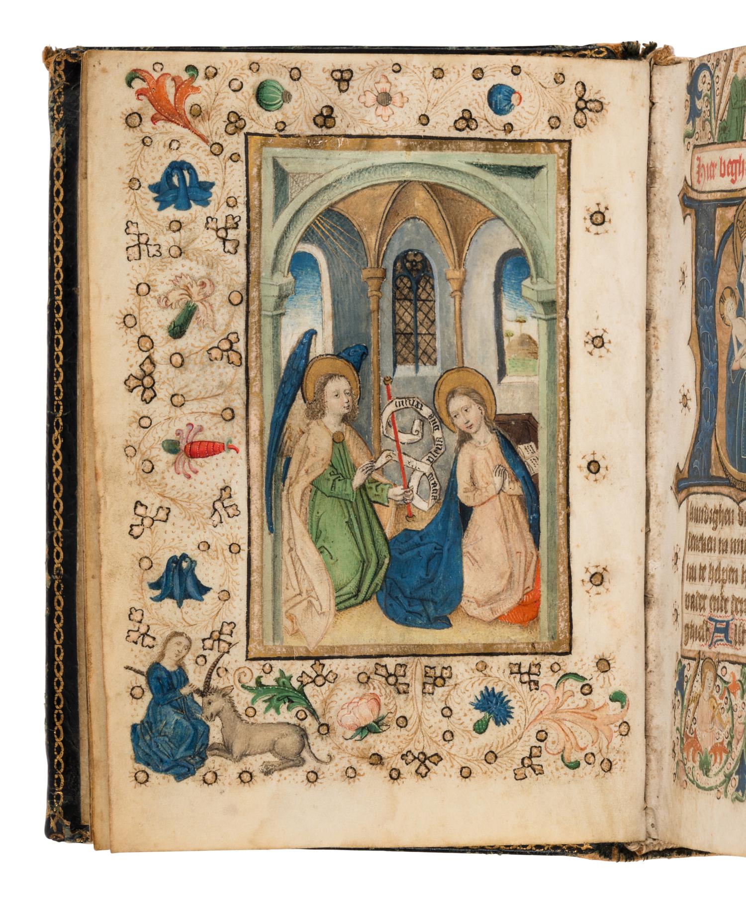 MASTERS OF THE ZWOLLE BIBLE (active Eastern Netherlands, Zwolle, c. 1470-1490) The Hours of Thomas Joffe, use of Geert Grote, in Dutch, illuminated manuscript on parchment [Eastern Netherlands, Zwolle, c. 1470-1480]