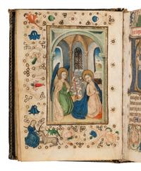 MASTERS OF THE ZWOLLE BIBLE (active Eastern Netherlands, Zwolle, c. 1470-1490) The Hours of Thomas Joffe, use of Geert Grote, in Dutch, illuminated manuscript on parchment [Eastern Netherlands, Zwolle, c. 1470-1480]