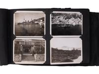 [WORLD WAR II]. USS New York sailor's album 1940-1945. [ With: ] Album from a trip to Asia, 1923.