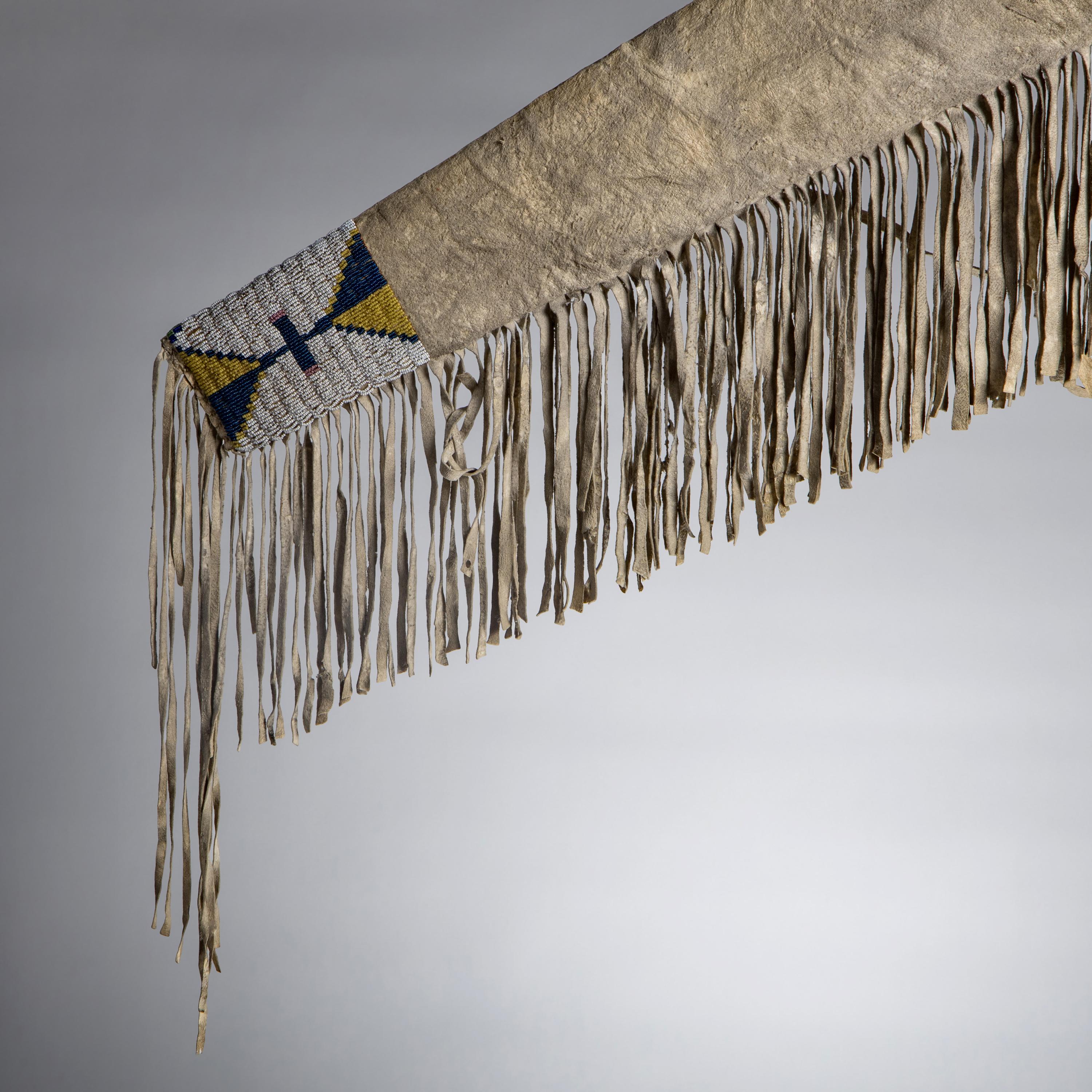 Sioux Beaded Hide Rifle Scabbard