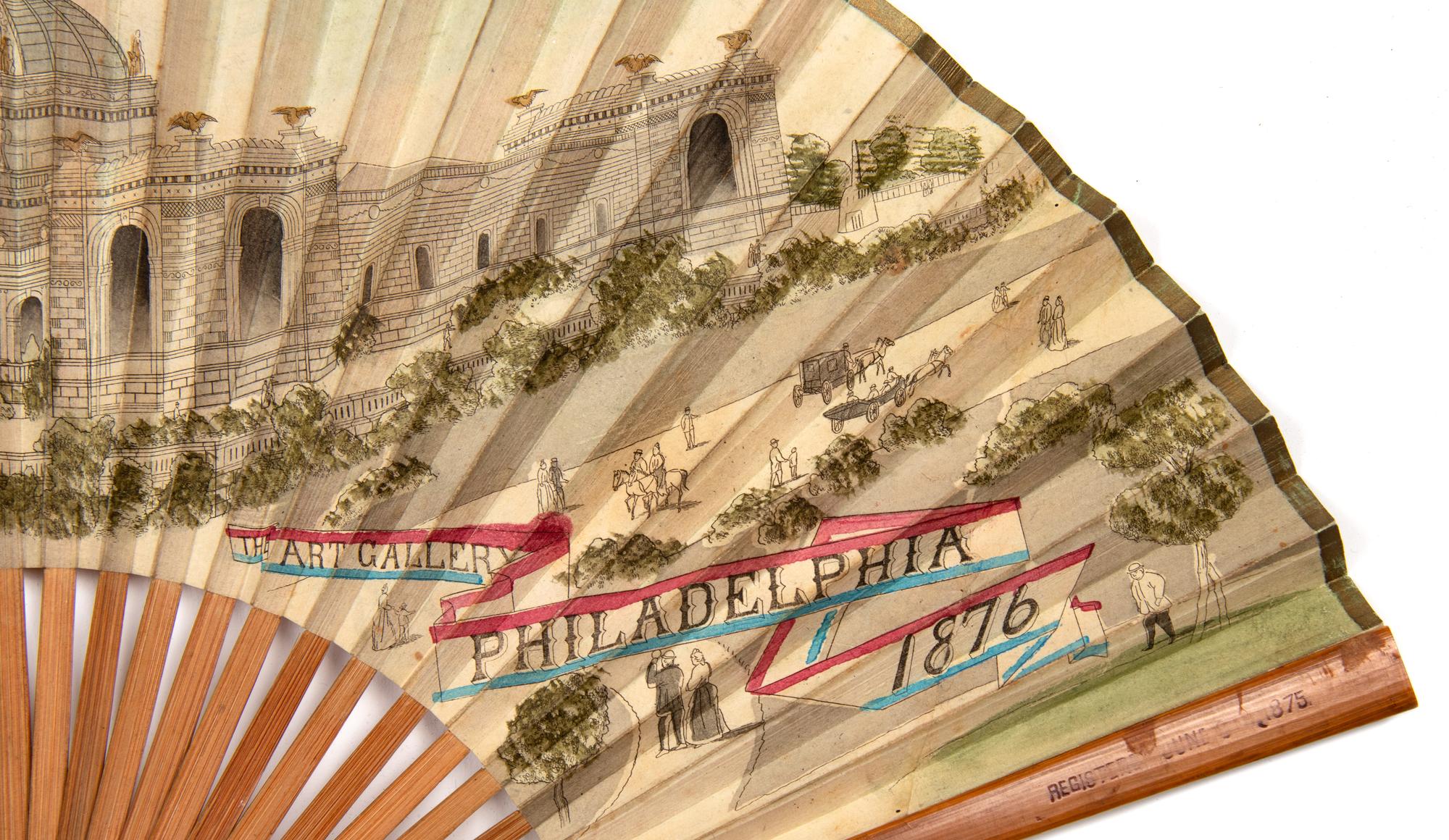 Collection of Thirteen Fans & Three Handkerchiefs, 1850-1930