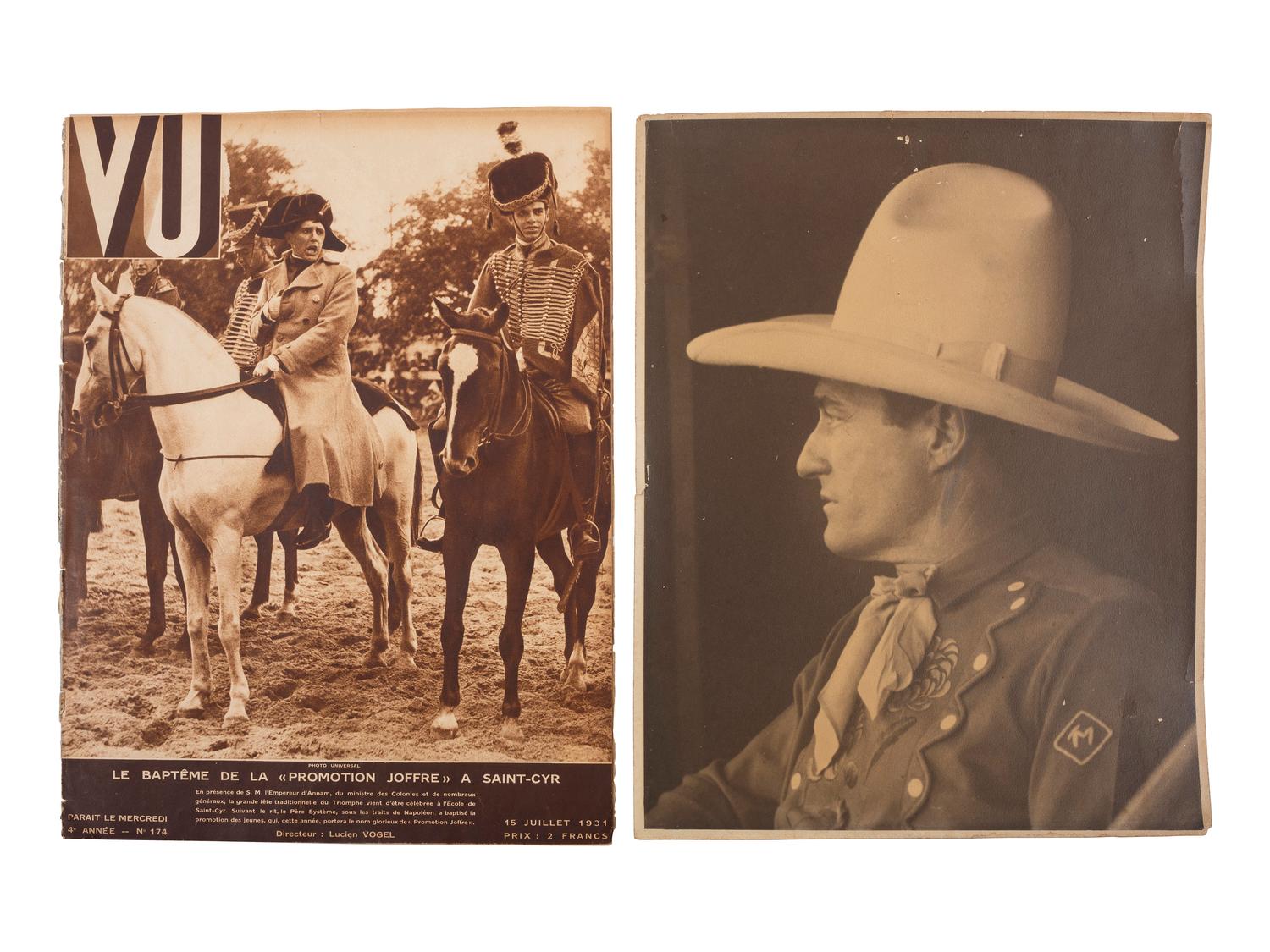 [ENTERTAINMENT]. A group of items associated with Hollywood and other movies, including signed photos of Roy Rogers and Dale Evans.