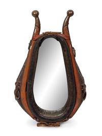 Western Style Saddle Mirror