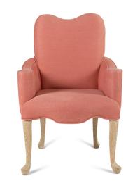 An English Painted Library Armchair