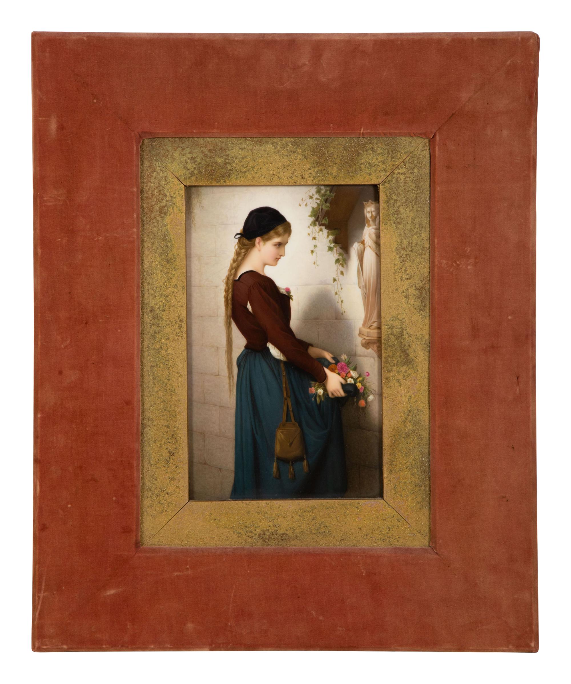 A Pair of Berlin (K.P.M.) Porcelain Plaques