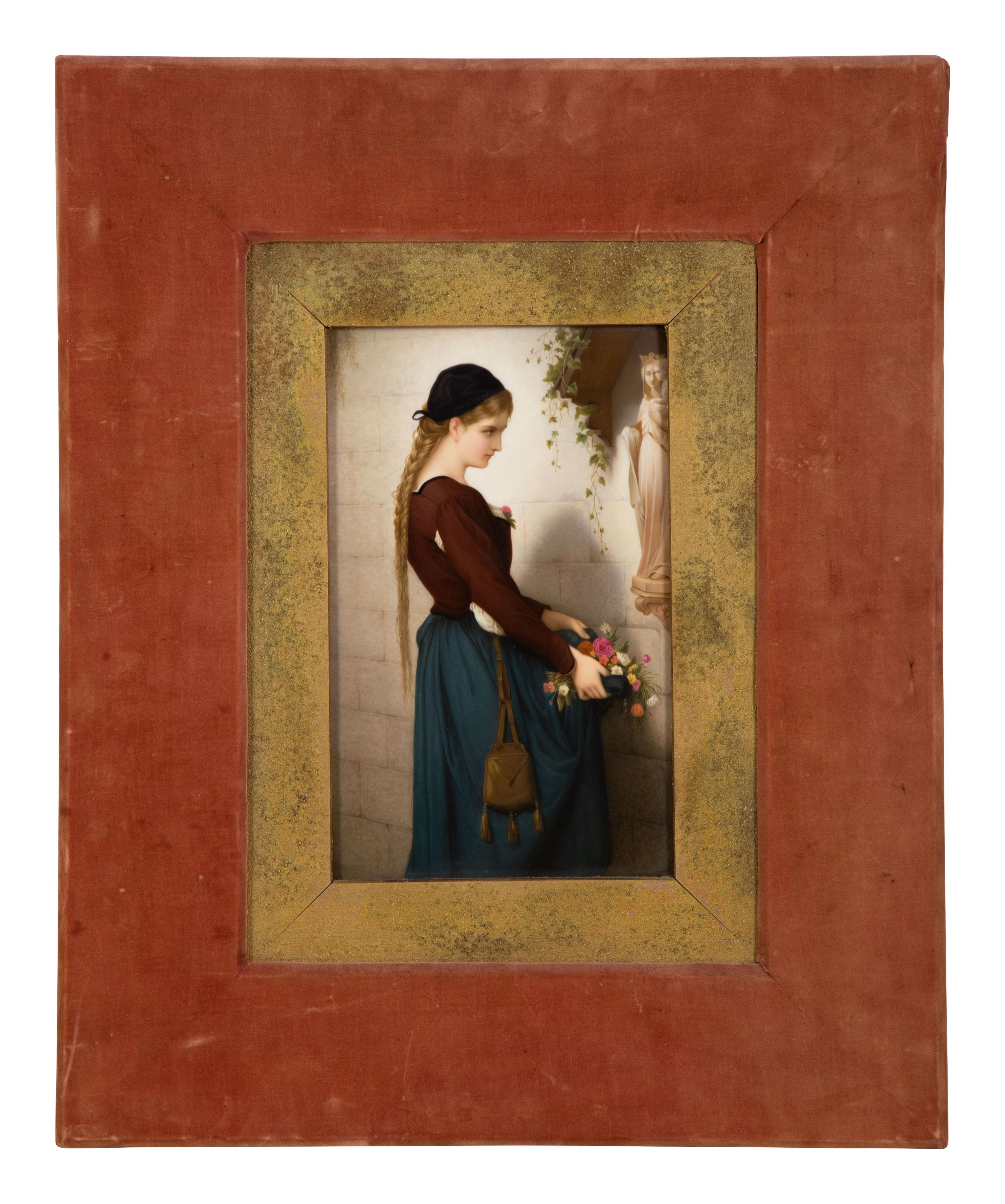 A Pair of Berlin (K.P.M.) Porcelain Plaques