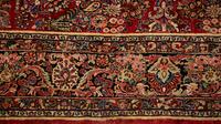 A Large Sarouk Wool Carpet