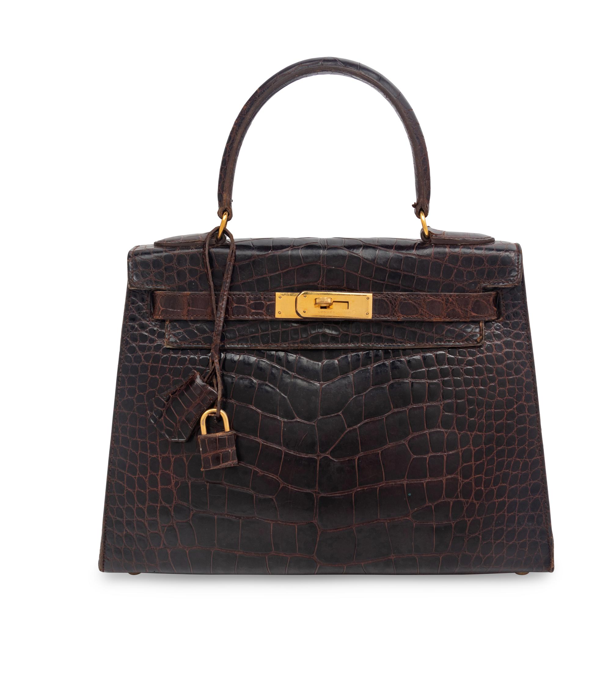 HERMÈS, CROCODILE KELLY 28