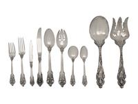 An American Silver Flatware Service