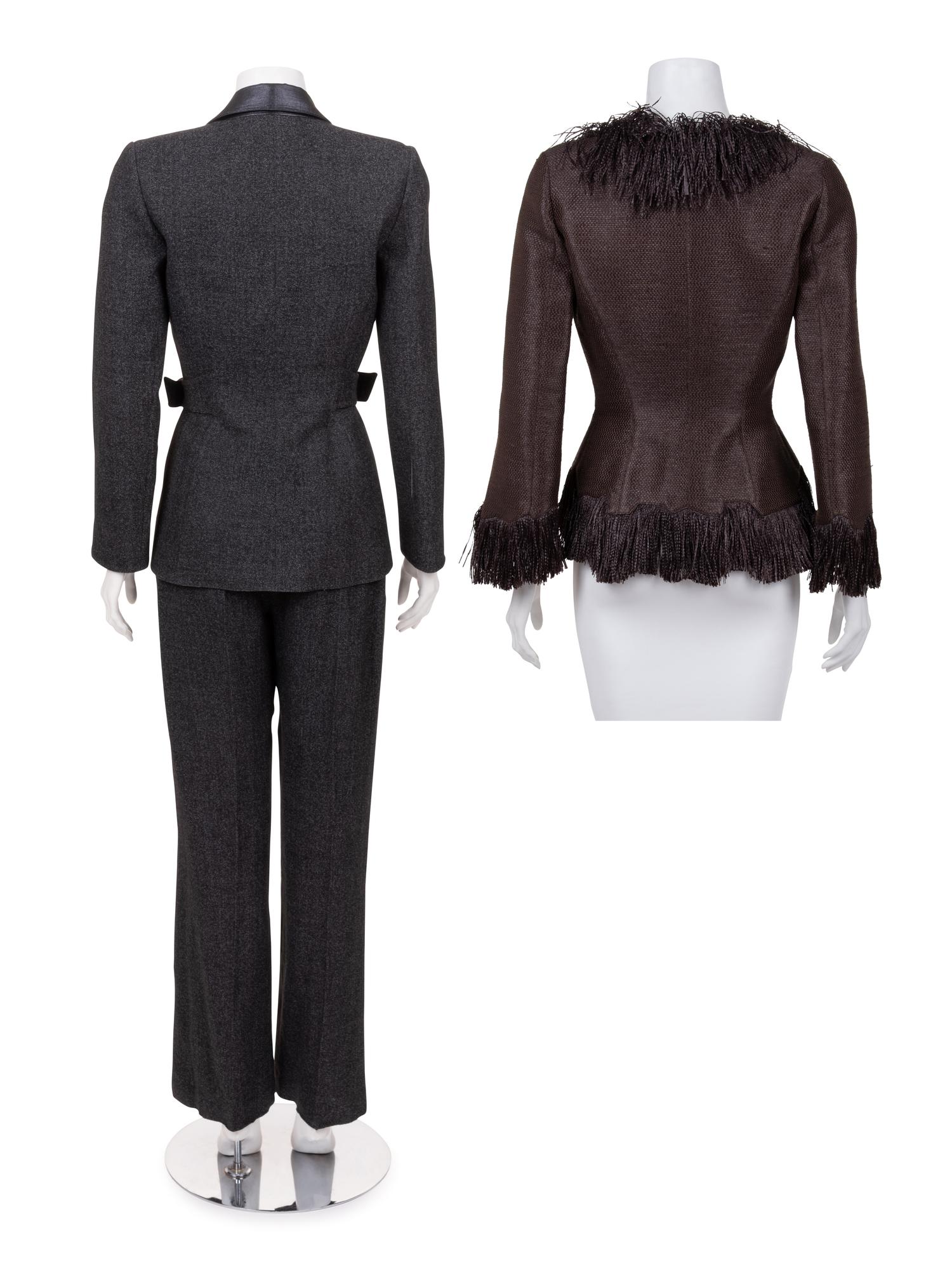Three Thierry Mugler Pieces: One Pant Suit and One Jacket, 1980-90s
