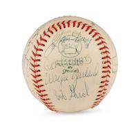 A 1973 Baltimore Orioles Team Signed Autograph Baseball (JSA Letter of Authenticity)