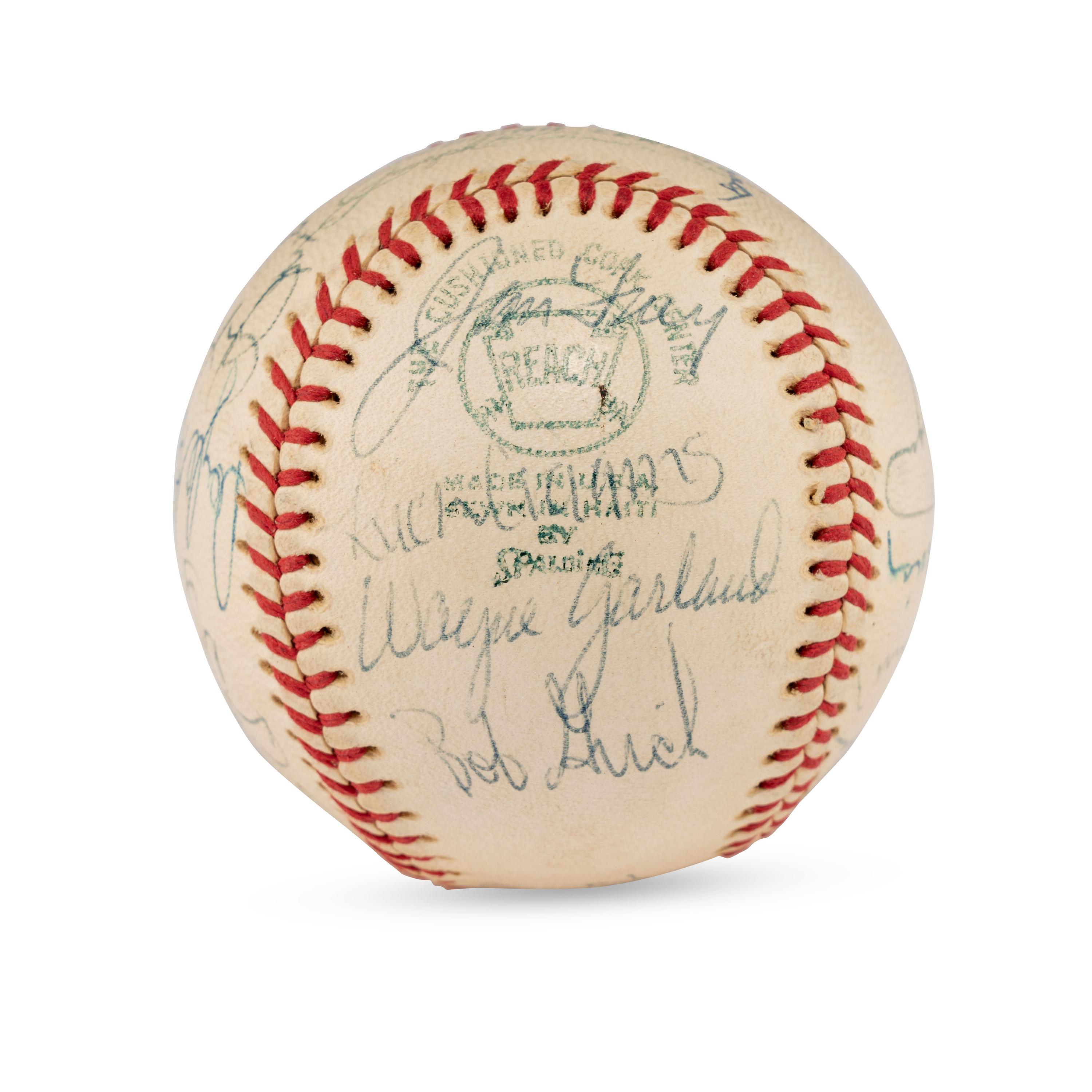 A 1973 Baltimore Orioles Team Signed Autograph Baseball (JSA Letter of Authenticity)
