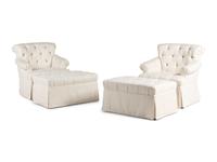 A Pair of Upholstered Armchairs