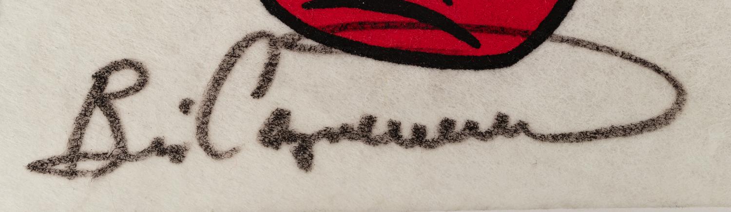 A 1988-89 Chicago Bulls Team Signed Autograph Pennant Including Michael Jordan (Beckett Authentication Services BAS Certified),