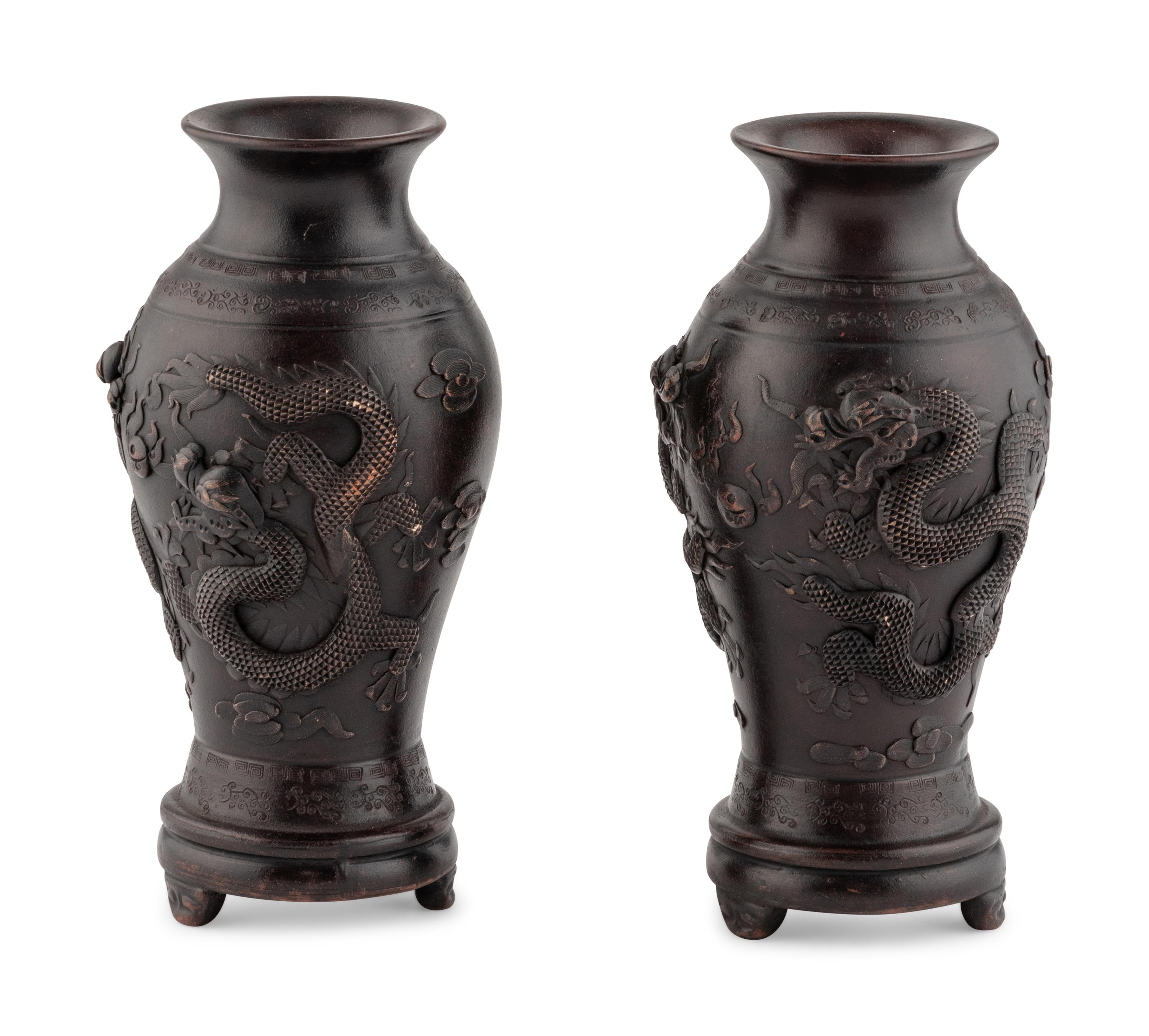 A Pair of Japanese Ceramic Vases