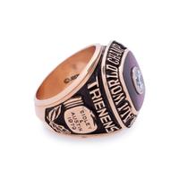 A Rare 1979 Muhammad Ali Commissioned Jostens Gold and Diamond Three Time Heavyweight Boxing Championship Ring