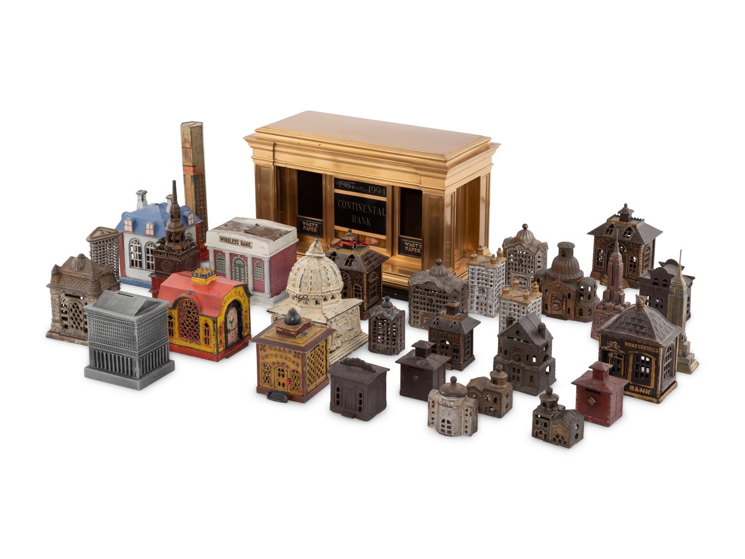 A Collection of Architectural Iron Banks