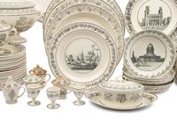 A Large and Extensive Creil Montereau Dinner Service