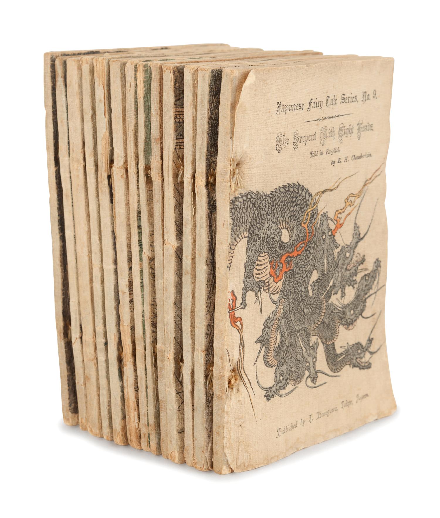 HEARN, Lafcadio, translator. Japanese Fairy Tales . [Tokyo: T. Hasegawa, ca 1936].