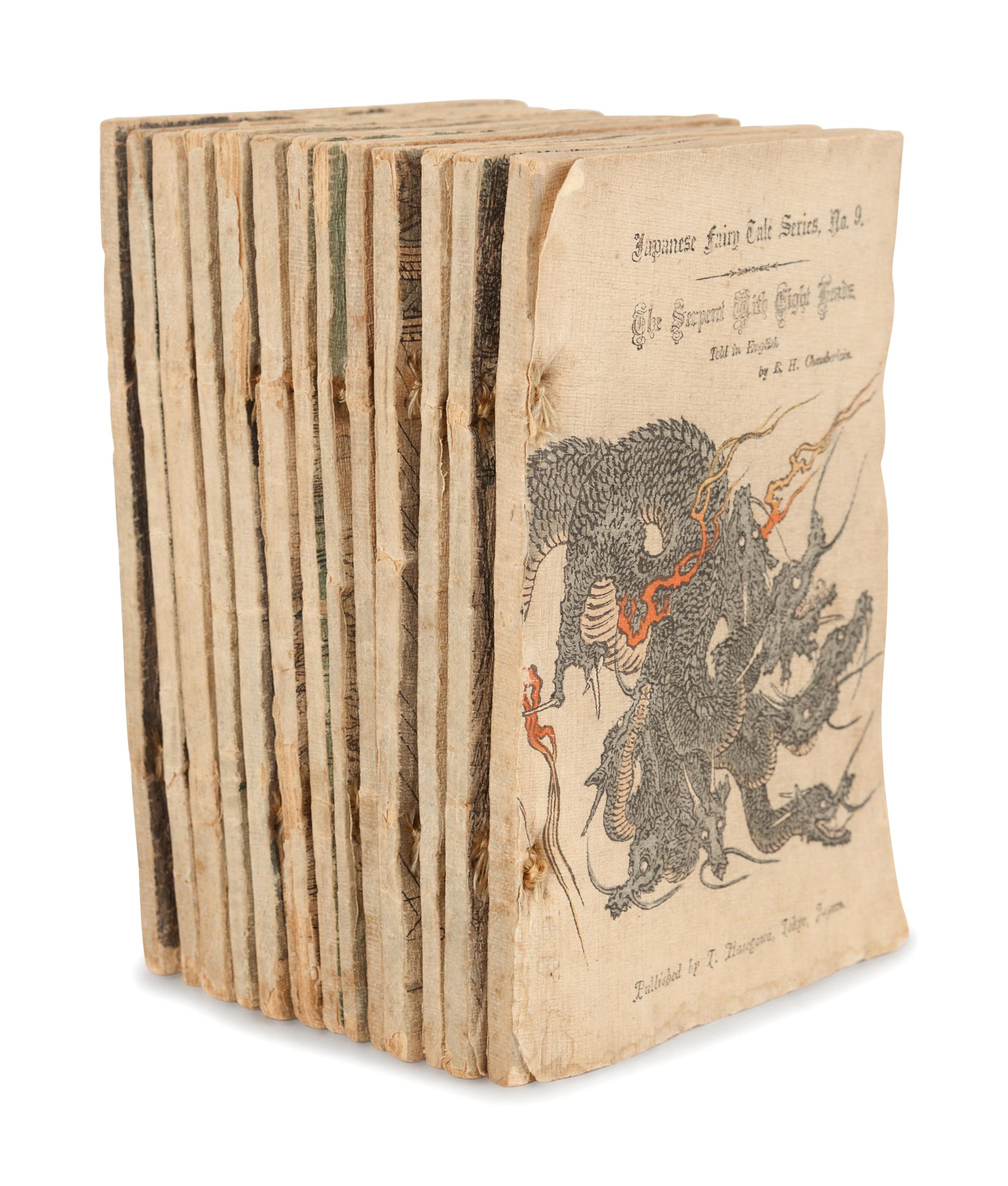 HEARN, Lafcadio, translator. Japanese Fairy Tales . [Tokyo: T. Hasegawa, ca 1936].