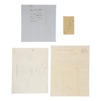 [Civil War]. A group of 10 photographs, manuscripts, and ephemera related to the Confederacy.