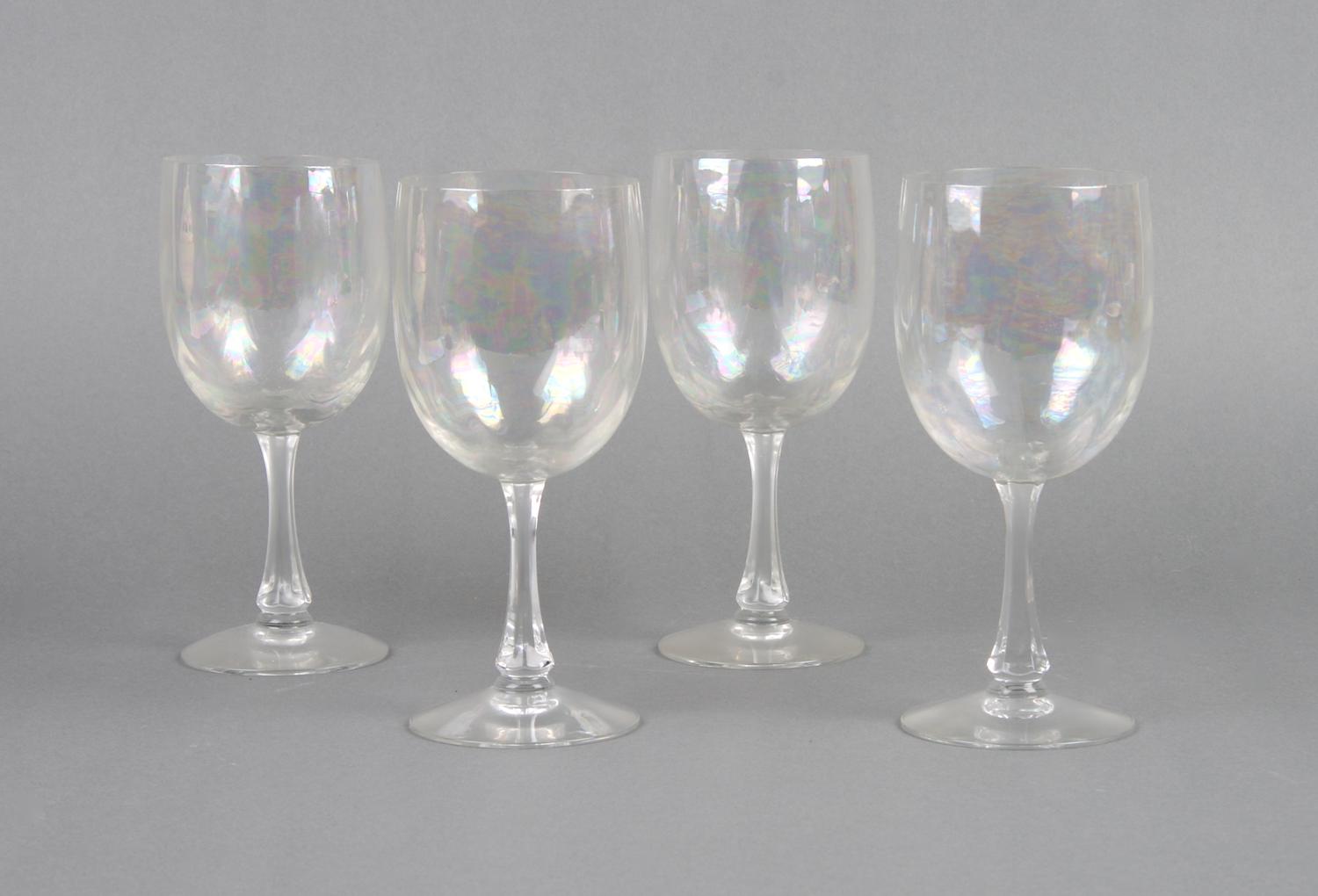 A Set of Fostoria Stemware, Height of wines 6 3/4 inches.