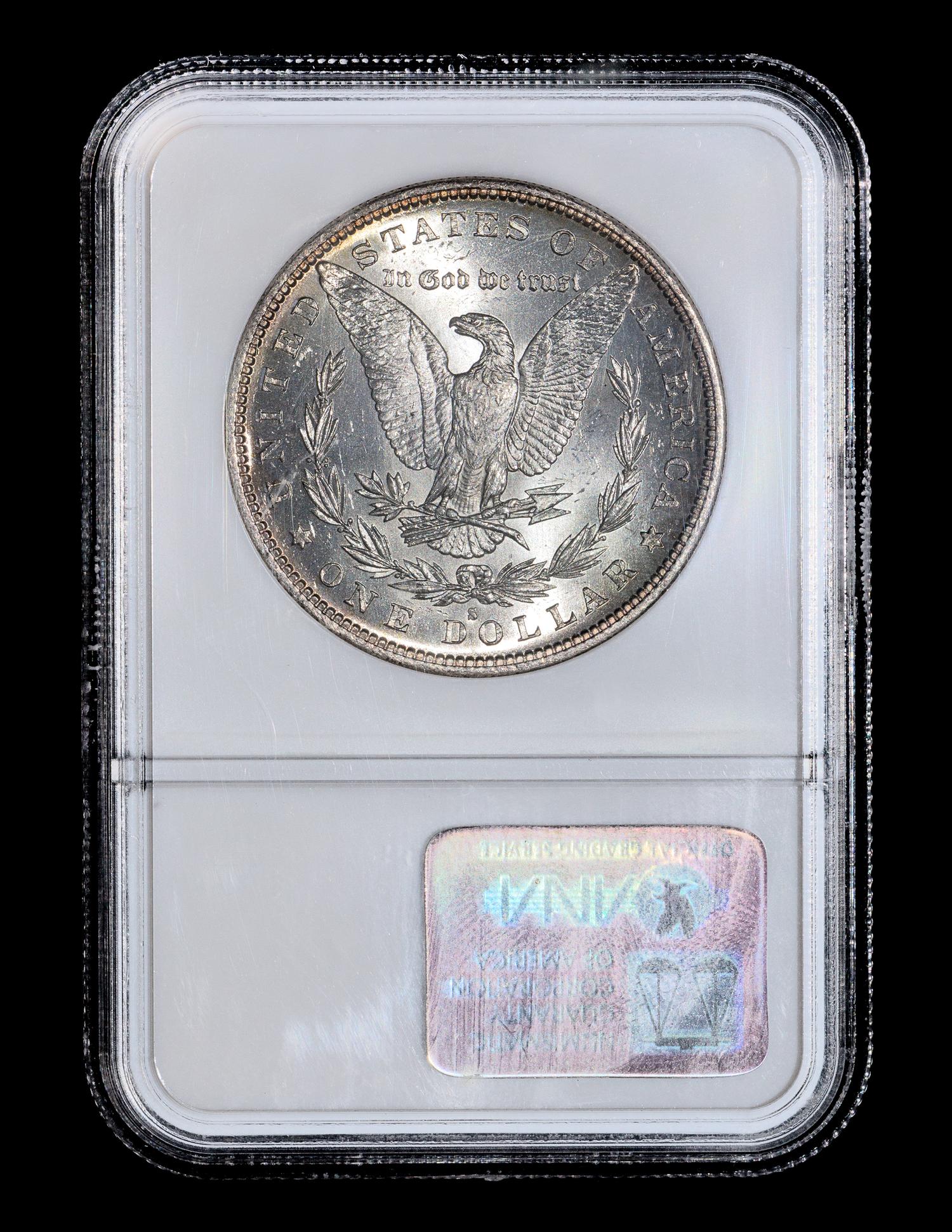 A United States 1882-S Morgan Silver $1 Coin — NGC graded MS66