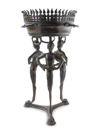 A Pompeiian Style Bronze Jardinière
