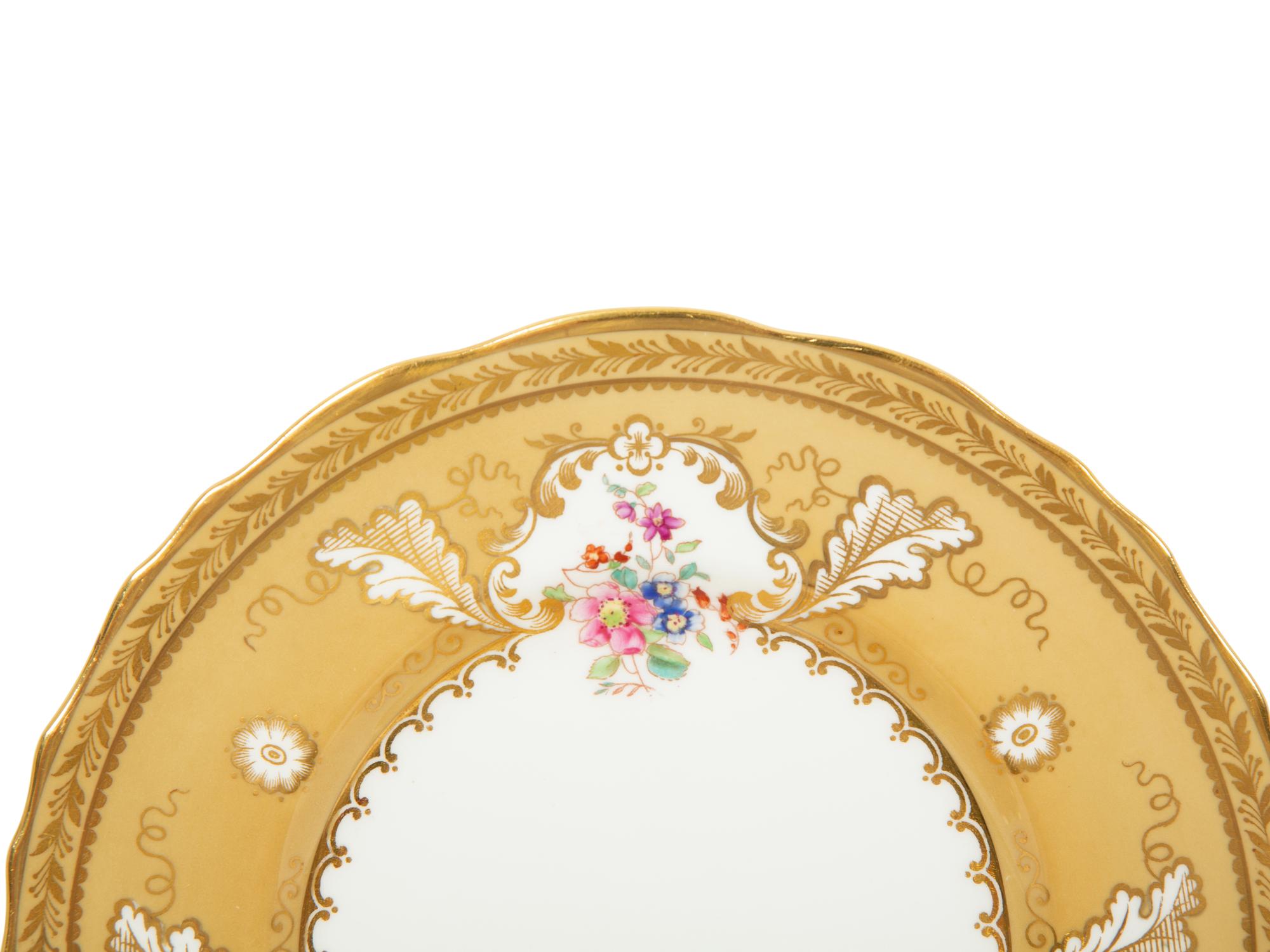 A Royal Cauldron Porcelain Dessert Service