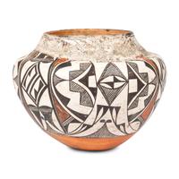 Acoma Polychrome Pottery Jar