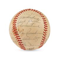 A 1962 New York Yankees Team Signed Autograph Baseball (Beckett Authentication Services Letter of Authenticity)
