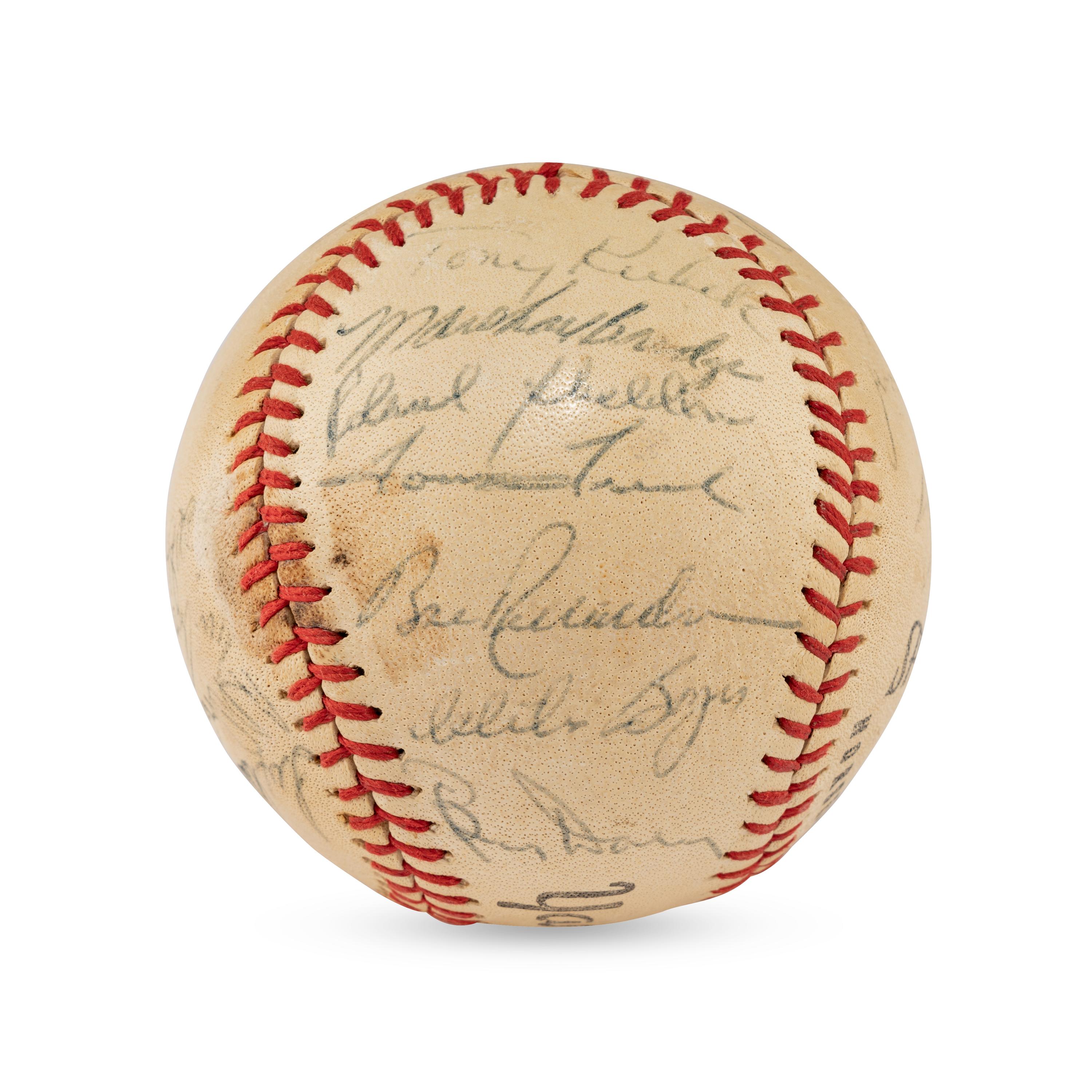 A 1962 New York Yankees Team Signed Autograph Baseball (Beckett Authentication Services Letter of Authenticity)