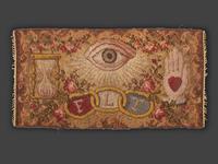 An Oddfellows Ingrain Woven Rug