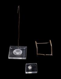 Six Egyptian Faience and Bronze Objects
