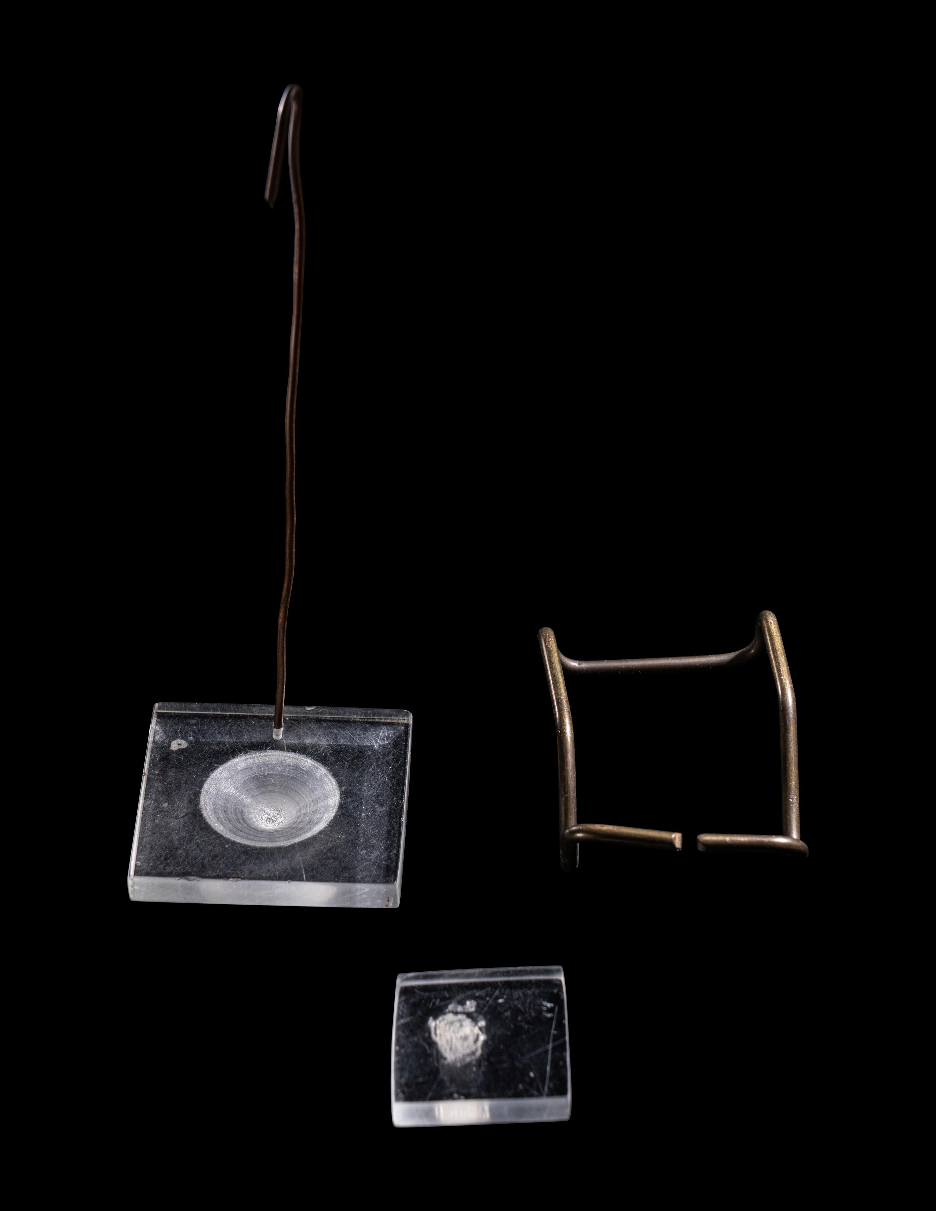 Six Egyptian Faience and Bronze Objects