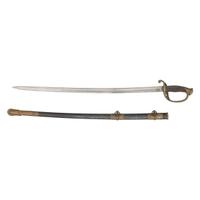 Ames Model 1850 Staff & Field Officer's Sword Inscribed to Lt. Albion W. Tourgee - 105th OH Infantry - Captured by John Hunt Morgan's Raiders