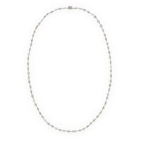 Diamond and White Gold Long Chain
