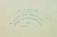 A Collection of Five Tin Lithographed Art Plates