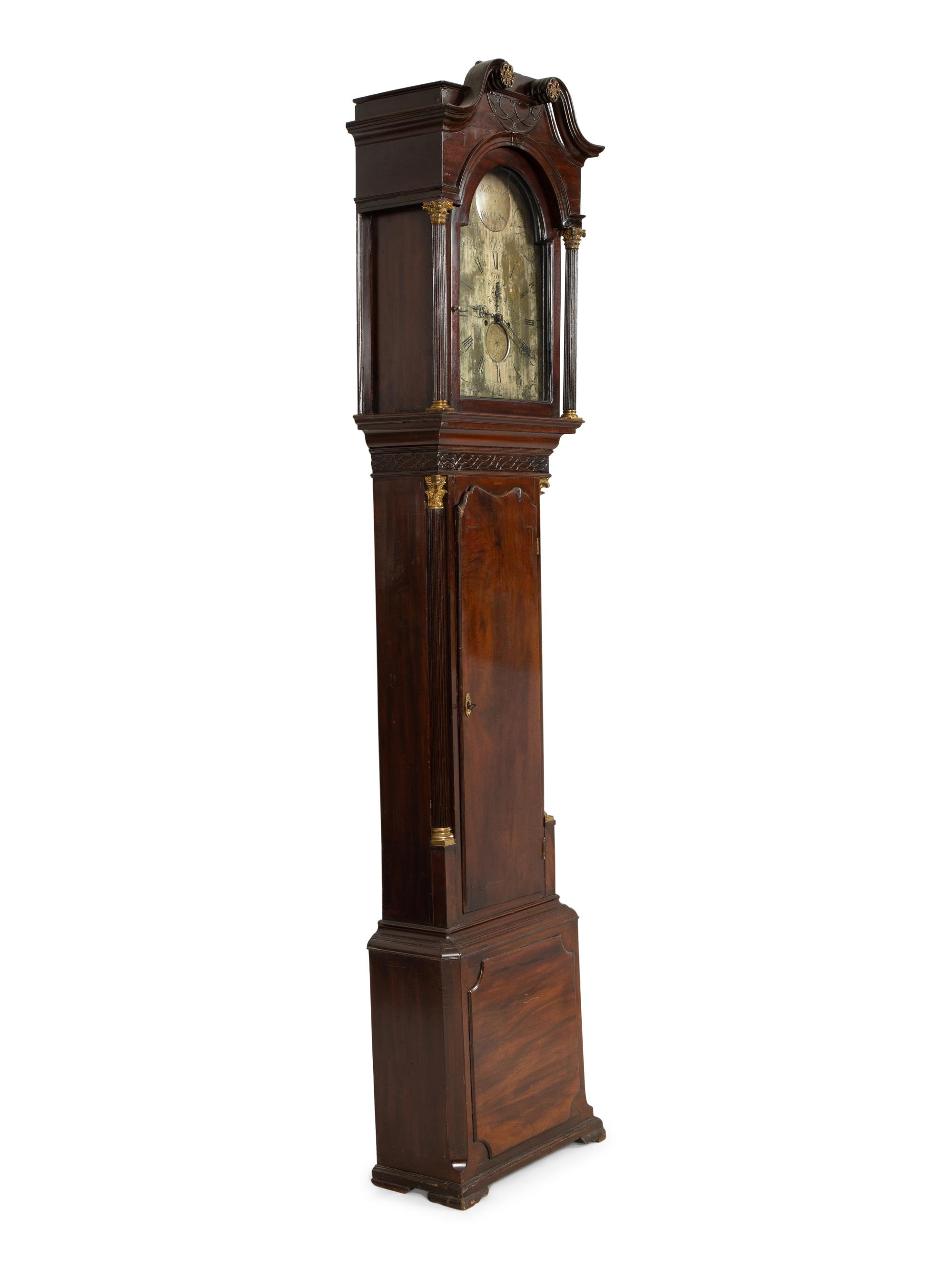 A George III Mahogany Tall Case Clock