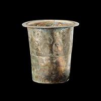 A Chimu Silver Beaker