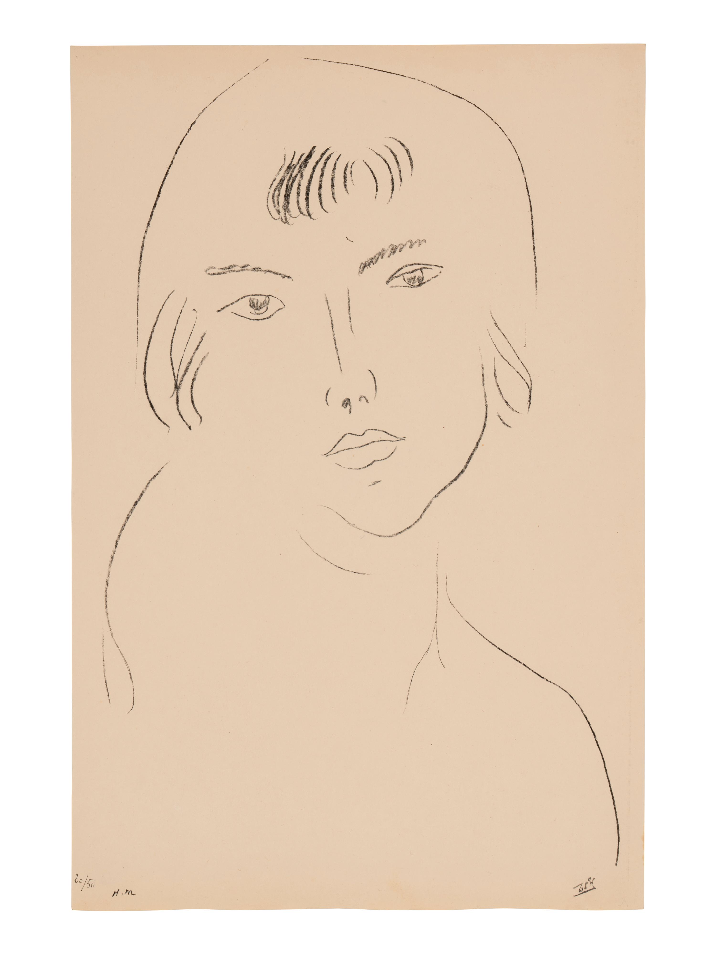 Visage a la Frange , 1913