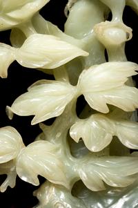 Four Chinese Jade and Hardstone Carvings