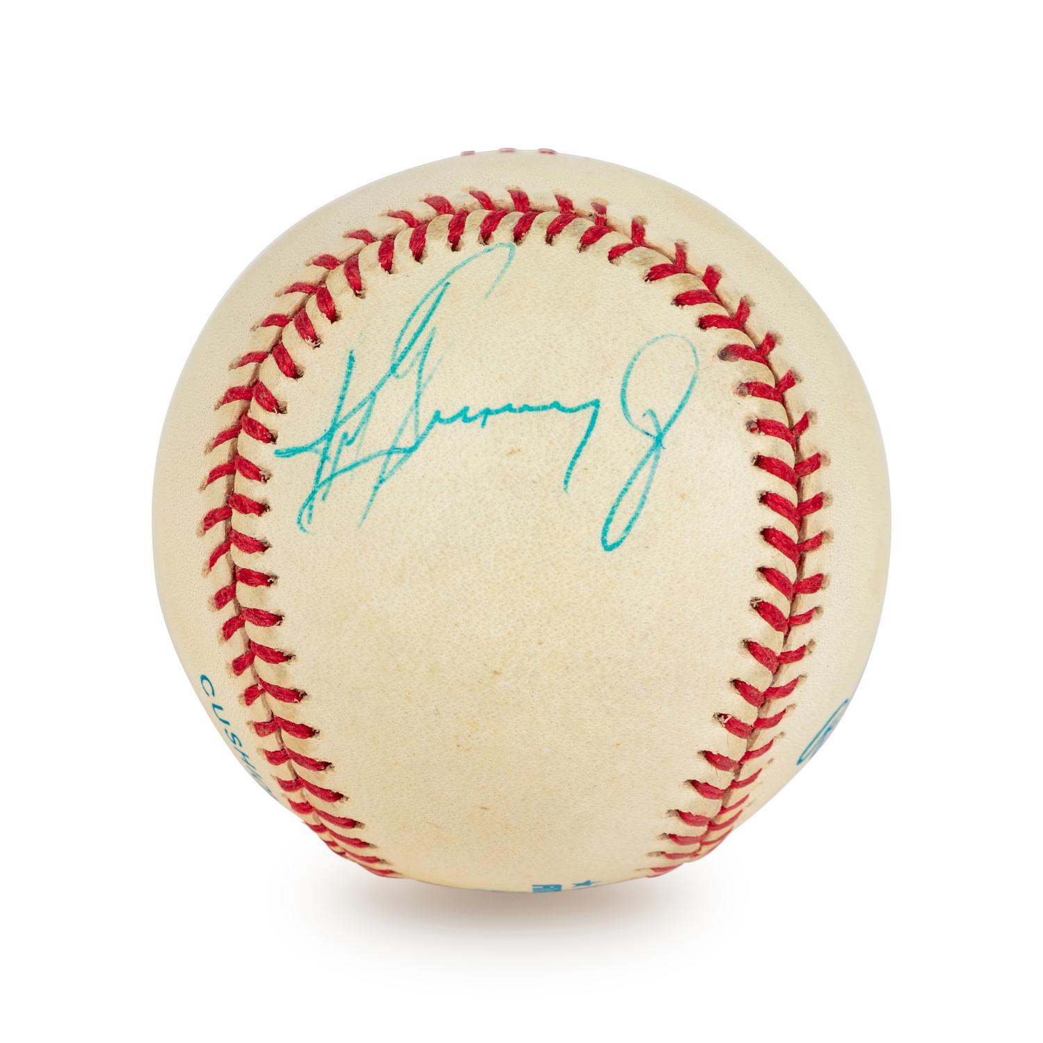 A Vintage Ken Griffey Jr. Signed Autograph Baseball (Beckett Authentication Services BAS Certified),