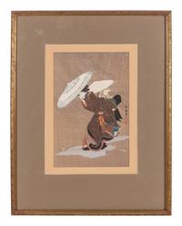Six Japanese Woodblock Prints