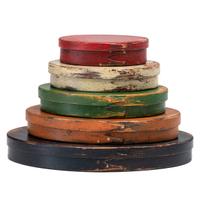 Five Graduated Bentwood Boxes by James Lesher